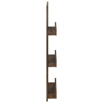 Magazinregal Geräucherte Eiche 51 x 11 x 102 cm Holzwerkstoff
