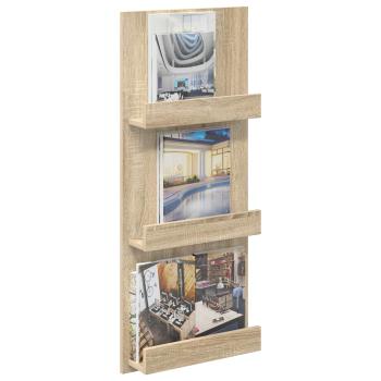 Magazinregal Sonoma-Eiche 51 x 11 x 102 cm Holzwerkstoff