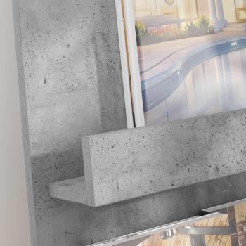 Magazinregal Beton Grau 51 x 11 x 102 cm Holzwerkstoff