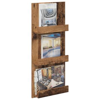 Magazinregal mit Regal Altholz 51 x 11 x 102 cm Holzwerkstoff