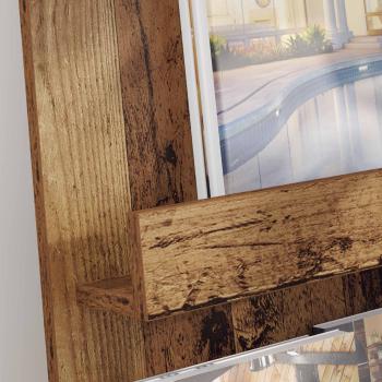 Magazinregal mit Regal Altholz 51 x 11 x 102 cm Holzwerkstoff