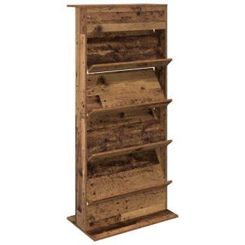 Magazinregal mit Regal Altholz 70 x 41 x 156 cm Holzwerkstoff