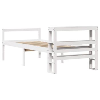 Seniorenbett mit Kopfteil ohne Matratze Weiß 75x190 cm