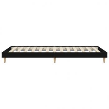 Bettgestell Schwarz 100x200 cm Holzwerkstoff