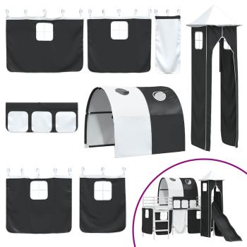 Weiß und Schwarz 75 x 190 cm