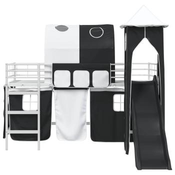 Weiß und Schwarz 90 x 201 cm