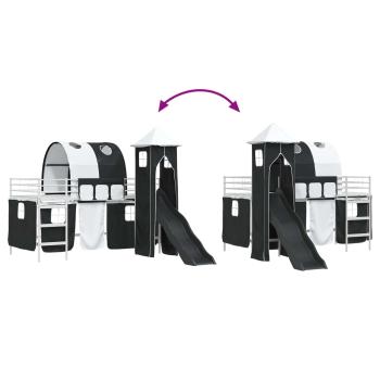 Weiß und Schwarz 100 x 201 cm