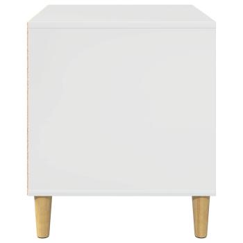 Hundehütte Glänzend Weiß 44 x 42 x 49 cm Holzwerkstoff