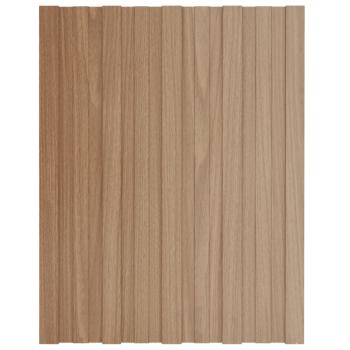 Dachpaneele 36 Stk. Verzinkter Stahl Holzoptik Hell 60x45 cm