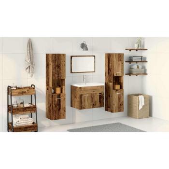 Aufbewahrungsset Wandmontiert 4 pcs Holzwerkstoff