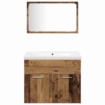 Aufbewahrungsset Wandmontiert 4 pcs Holzwerkstoff