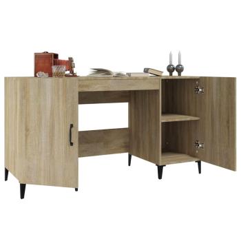 Schreibtisch Sonoma-Eiche 140x50x75 cm Holzwerkstoff