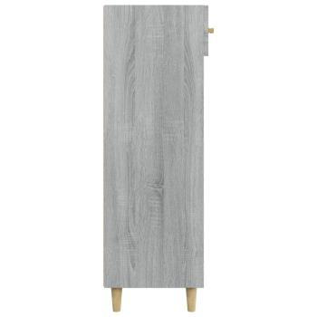 Schuhschrank Grau Sonoma 60x35x105 cm Holzwerkstoff