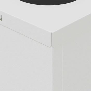 Solar LED Weg Licht 2 pcs Weiß Kalt gewalzter Stahl