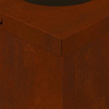 Solar LED Weg Licht 2 pcs Cortenstahl Cortenstahl