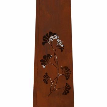 Solar LED Weg Licht 2 pcs Cortenstahl Cortenstahl