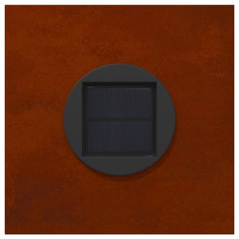 Solar LED Weg Licht 2 pcs Cortenstahl Cortenstahl