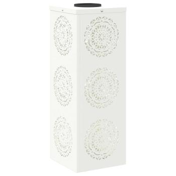 Solar LED Weg Licht 2 pcs Weiß Kalt gewalzter Stahl