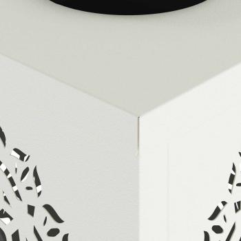 Solar LED Weg Licht 2 pcs Weiß Kalt gewalzter Stahl