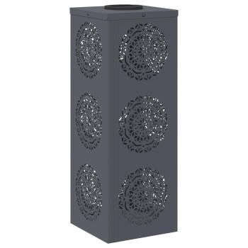 Solar LED Weg Licht 2 pcs Anthrazit Kalt gewalzter Stahl