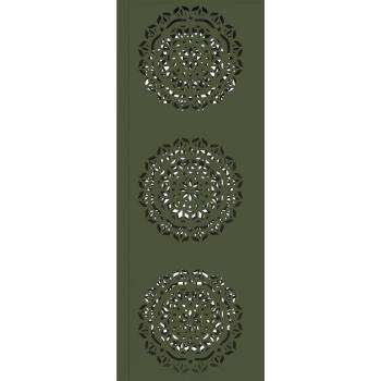 Solar LED Weg Licht 2 pcs Olive Grün Kalt gewalzter Stahl