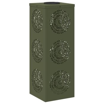 Solar LED Weg Licht 2 pcs Olive Grün Kalt gewalzter Stahl