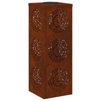 Solar LED Weg Licht 2 pcs Cortenstahl Cortenstahl