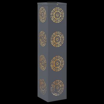 Solar LED Weg Licht 2 pcs Anthrazit Kalt gewalzter Stahl