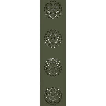 Solar LED Weg Licht 2 pcs Olive Grün Kalt gewalzter Stahl