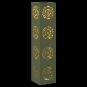 Solar LED Weg Licht 2 pcs Olive Grün Kalt gewalzter Stahl