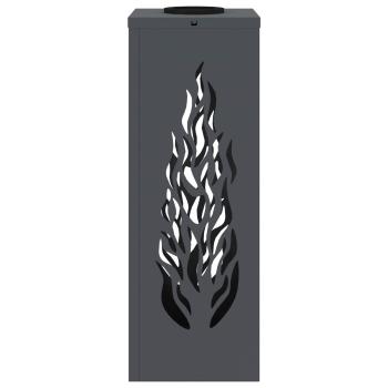 Solar LED Weg Licht 2 pcs Anthrazit Kalt gewalzter Stahl