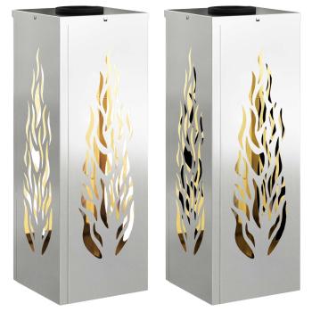 Solar LED Weg Licht 2 pcs Galvanisiert Galvanisiert