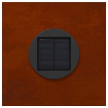 Solar LED Weg Licht 2 pcs Cortenstahl Cortenstahl