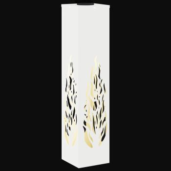 Solar LED Weg Licht 2 pcs Weiß Kalt gewalzter Stahl