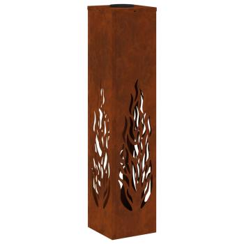 Solar LED Weg Licht 2 pcs Cortenstahl Cortenstahl