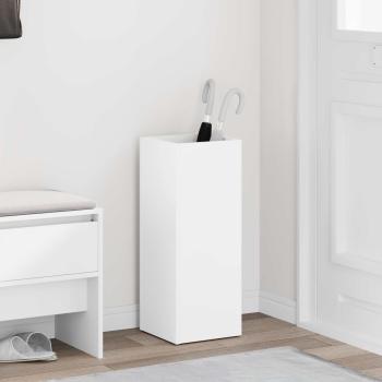 ARDEBO.de - Sonnenschirmhalter Weiß 25 x 24,5 x 64 cm Holzwerkstoff