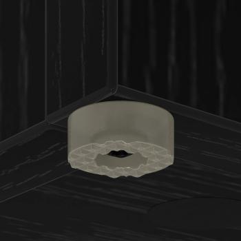 Sonnenschirmhalter Schwarz Eichen-Optik 25 x 24,5 x 64 cm