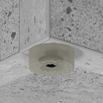 Sonnenschirmhalter Beton Grau 25 x 24,5 x 64 cm Holzwerkstoff