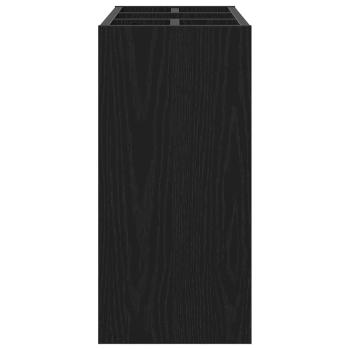 Sonnenschirmhalter Schwarz Eichen-Optik 65 x 24 x 50 cm