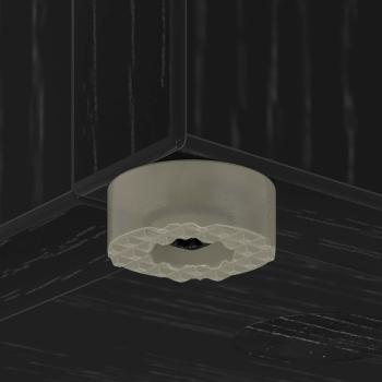 Sonnenschirmhalter Schwarz Eichen-Optik 20 x 20 x 55,5 cm