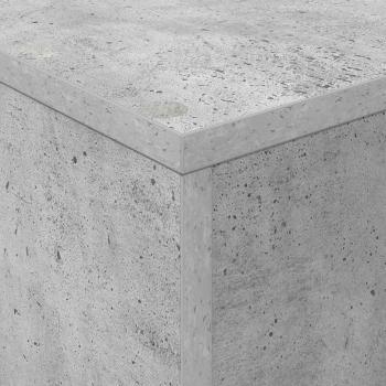Magazinregal Beton Grau 70 x 41 x 126 cm Holzwerkstoff