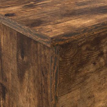 Magazinregal Geräucherte Eiche 70 x 41 x 126 cm Holzwerkstoff