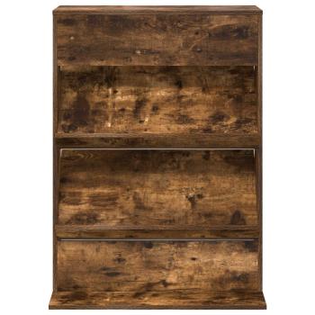 Magazinregal Geräucherte Eiche 70 x 41 x 96 cm Holzwerkstoff