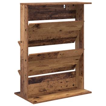 ARDEBO.de - Magazinregal mit Regal Altholz 70 x 41 x 96 cm Holzwerkstoff