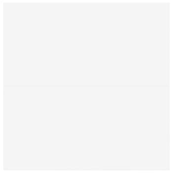 Couchtisch mit Schubladen Weiß 70,5x70x40 cm