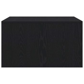 Couchtisch mit Schubladen Schwarz Eichen-Optik 70,5x70x40 cm