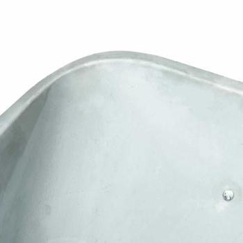 Schubkarre Silber und Schwarz 137 x 60 x 65,5 cm Stahl