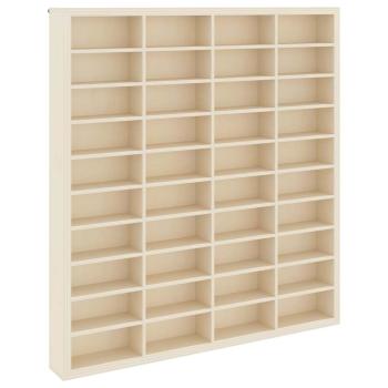 Wanddisplay-Case mit Regal Beige 40 x 4,5 x 43 cm Holzwerkstoff