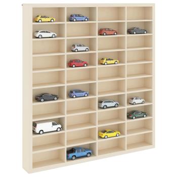 Wanddisplay-Case mit Regal Beige 40 x 4,5 x 43 cm Holzwerkstoff