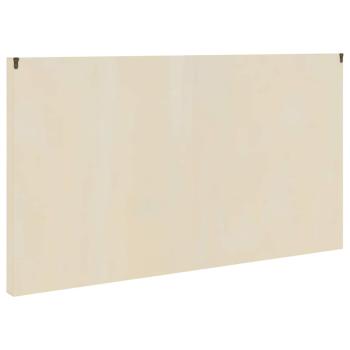 Wanddisplay-Case mit Regal Beige 98 x 4,5 x 55 cm Holzwerkstoff